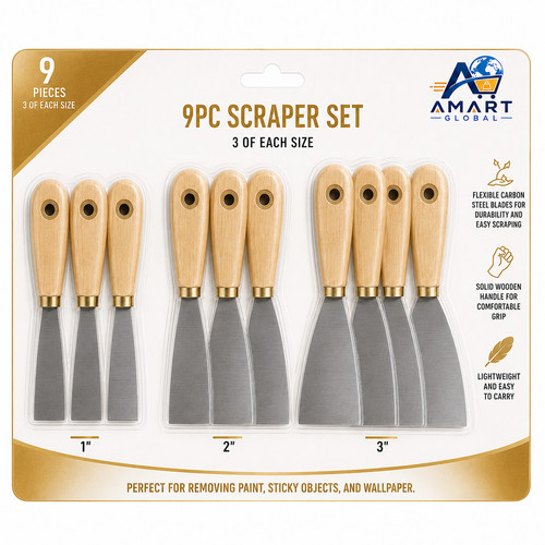 Pack paint scraper set - 9,