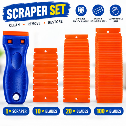 Plastic scraper tool glass - tool,