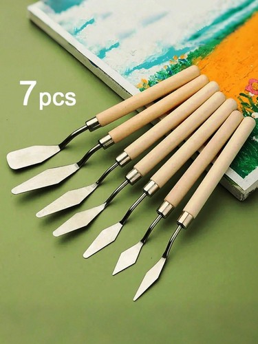 7pcs stainless steel palette - 7pcs,