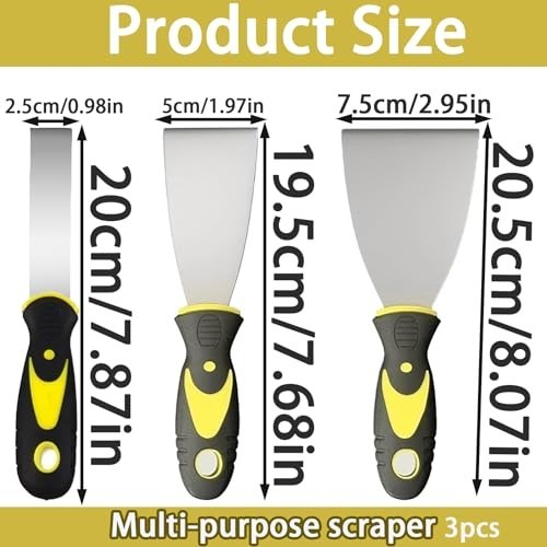 3pc paint scraper - 3pc, set