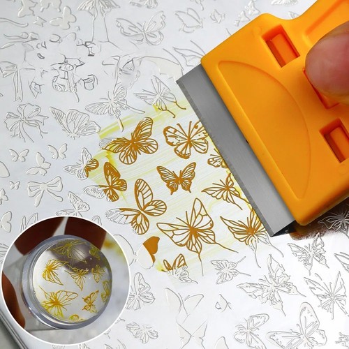 Mini scraper sticker - mini, glue