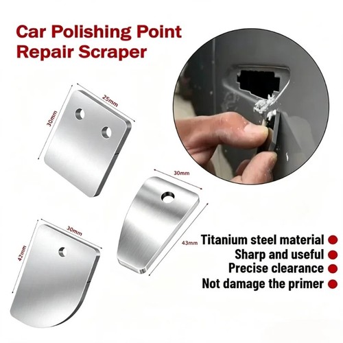 Car paint scraper - car,